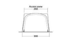 Outwell Newburg 260 Drive Away Awning -Vago Camping Shop 111102 newburg 260 drawing other5