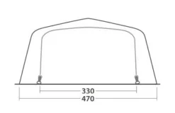 Outwell Wood Lake 7ATC Air Tent -Vago Camping Shop 111200v21 064