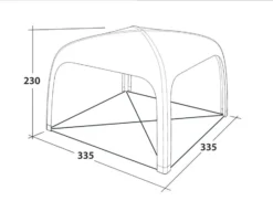 Outwell Air Shelter -Vago Camping Shop 111222 air shelter drawing perspective2