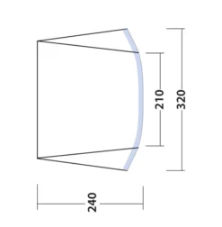 Outwell Touring Canopy Air -Vago Camping Shop 111253 touring canopy air drawing floorplan3