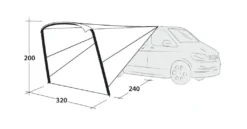 Outwell Touring Canopy Air -Vago Camping Shop 111253 touring canopy air drawing perspective2
