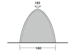 Outwell Free Standing Inner Tent L -Vago Camping Shop 111340 free standing inner l drawing other4