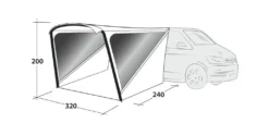 Outwell Touring Shelter Air -Vago Camping Shop 111358 touring shelter air drawing perspective2