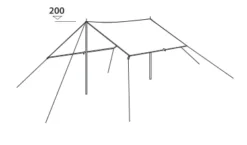 Easy Camp Tarp 4m X 4m -Vago Camping Shop 120329 2