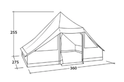 Easy Camp Moonlight Cabin Tent -Vago Camping Shop 120444 moonlight cabin drawing perspective2