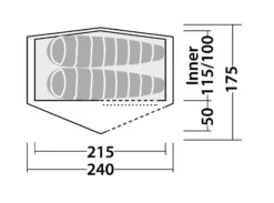 Robens Starlight 2 Tent 12 Robens Starlight 2 Tent -Vago Camping Shop 130259 starlight 2 drawing floorplan 3