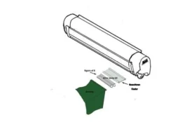 Vango Driveaway Fixing Kit For 4mm & 6mm Rails 3m Set -Vago Camping Shop 4and6 kit