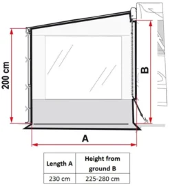 Fiamma Side W Pro F45/ F65/ F80 -Vago Camping Shop 97961 10 a 1