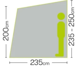 Quest Falcon Air 220 Porch Awning -Vago Camping Shop a3500a 6 photo