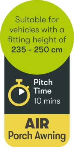 Quest Falcon Air 260 Porch Awning 11 Quest Falcon Air 260 Porch Awning -Vago Camping Shop a3501a 9 photo 1