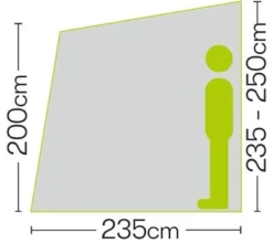 Quest Falcon Air 325 Porch Awning -Vago Camping Shop a3502a 6 photo