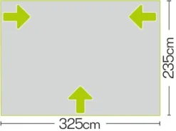 Quest Falcon Air 325 Porch Awning -Vago Camping Shop a3502a 7 photo