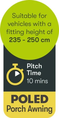 Quest Falcon 390 Poled Porch Caravan Awning 11 Quest Falcon 390 Poled Porch Caravan Awning -Vago Camping Shop a3503 9 fullsize