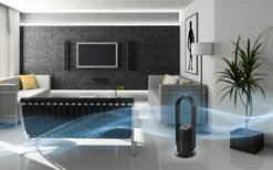 Sahara Heat Cool & Purify Portable Electric Heater -Vago Camping Shop air purification