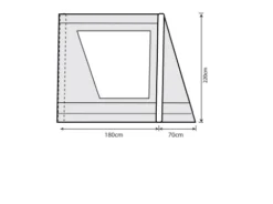 Outdoor Revolution Airedale 7.0SE / 9.0SE Front Porch Extension -Vago Camping Shop airedale 7se 9se front porch extension floorplan 1