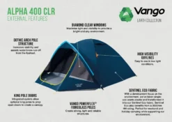 Vango Alpha 400 CLR Tent -Vago Camping Shop alpha 400 clr