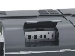 Outwell ECOcool 35 Ltr Slate Grey Coolbox 12V & 230V -Vago Camping Shop back 2