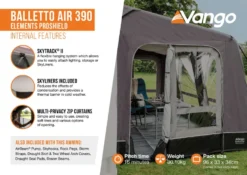 Vango Balletto Air 390 Elements ProShield 390 Awning 19 Vango Balletto Air 390 Elements ProShield 390 Awning -Vago Camping Shop balletto air 390 eps2