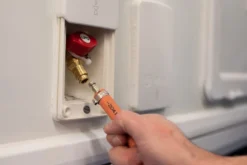 Cadac 1.5m BBQ Point & Hose Kit QR -Vago Camping Shop bbq point and hose kit lifestyle scaled 1