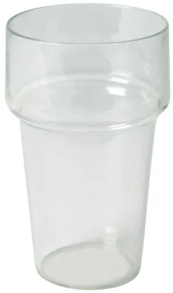 Pack Of 4 Bo-Camp 300ml Beer Glasses -Vago Camping Shop beer glass with collar