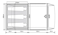 Outdoor Revolution Camp Star 350 Air Tent Bundle (2022) -Vago Camping Shop campstar 350 2 1
