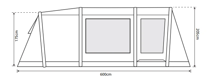 Outdoor Revolution Camp Star 500XL Air Tent Bundle (2022) 14 Outdoor Revolution Camp Star 500XL Air Tent Bundle (2022) - Image 14