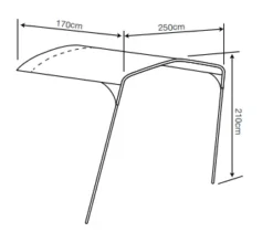 Outdoor Revolution Camp Star Sun Canopy 500XL / 600 / 1200 -Vago Camping Shop campstar 600 canopy