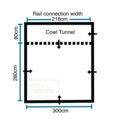 Outdoor Revolution Cayman Classic Low/Mid Drive Away Awning -Vago Camping Shop cayamn copy1
