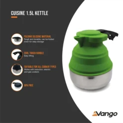 Vango Cuisine 1.5 Ltr Kettle Herbal 8 Vango Cuisine 1.5 Ltr Kettle Herbal -Vago Camping Shop cuisine 1.5l kettle herbal low res medium