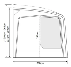 Outdoor Revolution Eclipse Pro 380L Caravan/Motorhome Awning -Vago Camping Shop eclipse pro 380 2 2