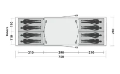 Easy Camp Huntsville 800 Twin Tent -Vago Camping Shop huntsville 800 3