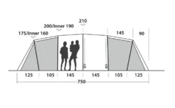 Easy Camp Huntsville 800 Twin Tent -Vago Camping Shop huntsville 800 4