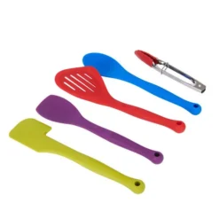 Colourworks 5 Piece Silicone Kitchen Utensils Set -Vago Camping Shop igjpd64qbzutlkl1kxxb 51144