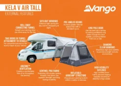 Vango Kela V Tall AirAway Drive Away Awning 19 Vango Kela V Tall AirAway Drive Away Awning -Vago Camping Shop kela v air tall