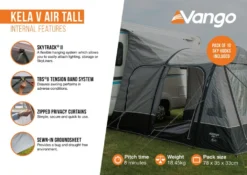 Vango Kela V Tall AirAway Drive Away Awning 20 Vango Kela V Tall AirAway Drive Away Awning -Vago Camping Shop kela v air tall2