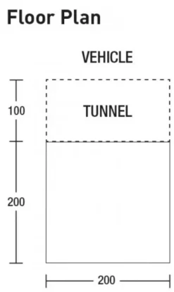 Sunncamp Lodge 200 Motor Driveaway Awning 11 Sunncamp Lodge 200 Motor Driveaway Awning -Vago Camping Shop lodge 200 motor floor plan
