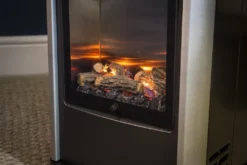 Indoor Gas Heater Log Set -Vago Camping Shop manhattan lifestyle log set close up img 3076