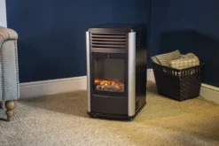 Manhattan 3.4kw Portable Gas Heater -Vago Camping Shop manhattan lifestyle log set img 3080 1