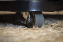 Manhattan 3.4kw Portable Gas Heater -Vago Camping Shop manhattan lifestyle wheel close up img 3060bb