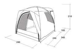 Outwell Beachcrest Driveaway Awning -Vago Camping Shop outwell beachcrest dimensions