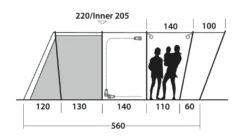 Outwell Montana 6PE Tent -Vago Camping Shop outwell montana 6pe tent specs