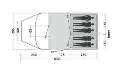 Easy Camp Palmdale 500 Lux Tent -Vago Camping Shop palmdale 500 lux floorplan