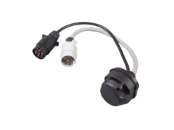 Kampa Adaptor - 12N & 12S 7 Pin Sockets To 13 Pin Socket