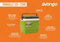 Vango Pinnacle 32L Cooler -Vago Camping Shop pinnnacle 32l 72h hr medium