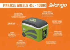 Vango Pinnacle 45L Wheelie Cooler - 100 Hr 15 Vango Pinnacle 45L Wheelie Cooler - 100 Hr -Vago Camping Shop pinnnacle wheelie 45l 100hr