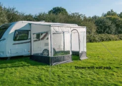 Sunncamp Protekta Sun Canopy 7ft -Vago Camping Shop protekta roll out sun canopy incl. wall pack 2 min