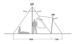 Robens Kiowa Tipi Tent -Vago Camping Shop robens ventilation system