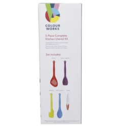 Colourworks 5 Piece Silicone Kitchen Utensils Set -Vago Camping Shop rpso2c0hlu6savolyhjt 12704