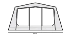 Outdoor Revolution Ozone Safari Front Porch Extension -Vago Camping Shop safarai 2