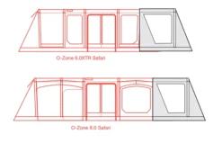 Outdoor Revolution Ozone Safari Front Porch Extension -Vago Camping Shop safari 3